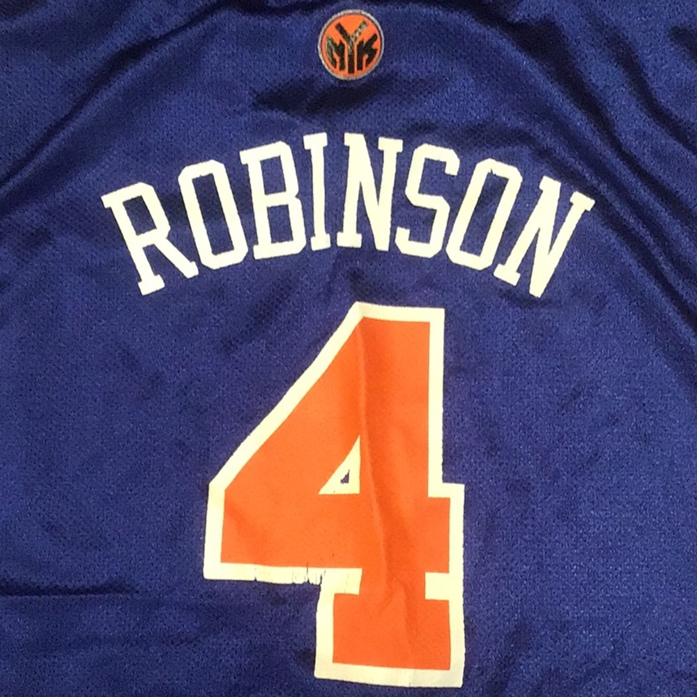 Adidas NBA Nate Robinson # 4 New York Classic player Boys Jersey size L - Picture 3 of 7
